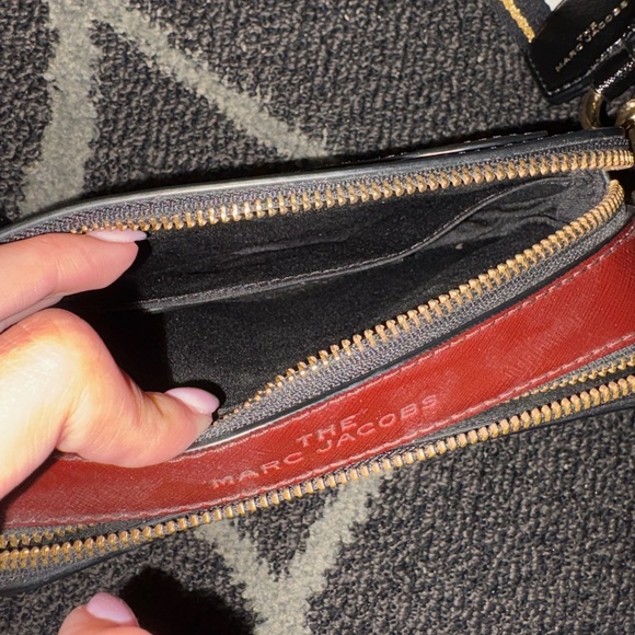 Marc Jacobs Snapshot Crossbody Bag in Black and Red - Picture 4 of 5